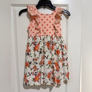 Matilda Jane Pink Polka Dot and Floral Dress